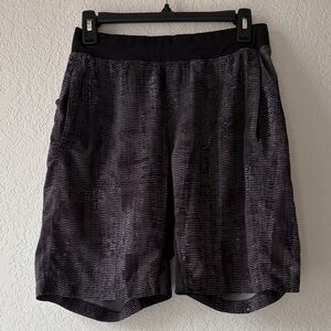 lululemon athletica Black and Gray Men's Athletic Shorts